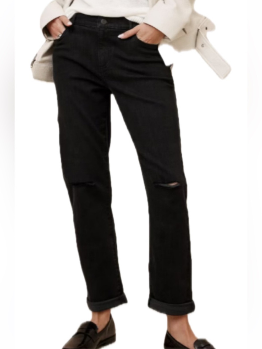 Banana Republic GIRLFRIEND JEAN Black wash